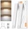 SUWIN Schrankbeleuchtung LED mit Bewegungsmelder, Batterie USB Wiederaufladbar Dimmbar Unterbauleuchte Küche, Led Lichtleiste für Kleiderschrank, Treppe, Spiegel, Wand -2 Stück