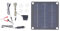 Solarpanel-Kit, Monokristalliner Batterieerhalt mit 12 V und 18 V Ausgang, mit 10 W Solarpanel, OBD-Stecker, Batterieklemme, Solarbatterieladegerät für Wohnmobil, Auto, Boot