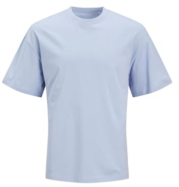 JACK & JONES Herren JJEBRADLEY Tee SS O-Neck NOOS T-Shirt, Chambray Blue,XL