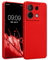 kwmobile Housse Compatible avec Xiaomi Redmi Note 13 Pro 5G / Poco X6 5G Coque - Housse de téléphone Protection Souple en TPU - Rouge foncé métallique