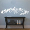 Wandtattoo Berge Wandtattoo Landschaft Home Decor Für Wohnzimmer Schlafzimmer Wandaufkleber,Weiß,138x42cm