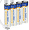 AXFEE Wiederaufladbare Lithium AA Akku, 4 Stück 1.5V 3400mWh USB-C AA Akkus Lithium mit 2-in-1 Ladekabel, Li-Ion Wiederaufladbare Batterien AA, 1H Schnellladung, 1500 Zyklen
