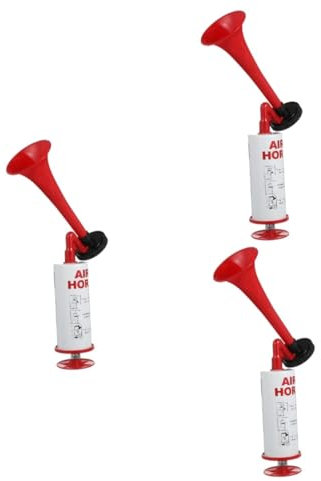 TOYANDONA 3stücke Handpumpe Lufthorn Tragbares Cheer Horn Für Sportevents Laute Geräuschproduktion Aus Robustem Für Fußball Partys Und Mehr