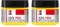 Marabu 17030050919 – Textile Print jaune primaire 100 ml, encre à base d'eau, sans odeur et résistant à la lumière, longue période ouverte, pour textiles clairs et foncés (Lot de 2)