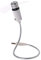USB LED Clock Fan With Real Time Display USB Powered Flashing Real Time Clock Cooling Fans Quiet Gooseneck Fan