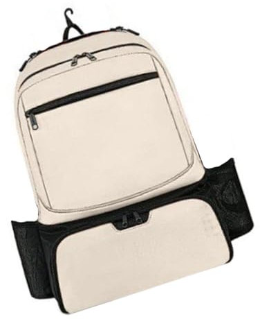 Aymzbd Tennis-Rucksack, Tennisschläger-Tasche, Aufbewahrung von Tennisausrüstung, Ausrüstung für Damen und Herren, große Kapazität, praktische Tennistasche, Beige