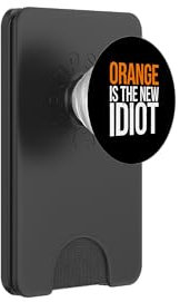 Orange New Funny Statement Novelty Novelty Sarkastic PopSockets PopWallet für MagSafe