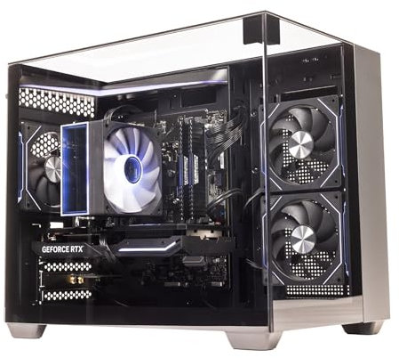 GTR Gaming PC | Ryzen 5 5600X | RX 9070 XT 16GB | 32GB DDR4 3600MHz | 1TB NVMe SSD | 600W 80+ Bronze PSU | ARGB Case | Wi-Fi | Windows 11 Home