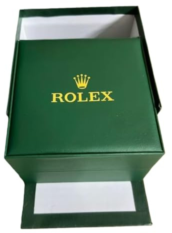 ROUREOX Compatta Orologio Vetrina Verde Singolo Slot Conservazione Scatola Protezione Porta Con Esterno Imballaggio Custodia per Rolex Box