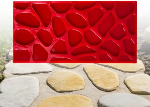 Moldes Hormigon Impreso de Cemento Adoquines, Sello de Flores de Hormigón