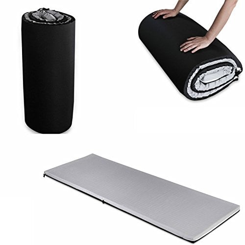 EVERGREENWEB Memory Foam Matratze für Camping und Outdoor, Yoga Matte 70 x 200 cm