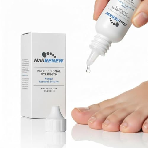 NailRENEW Antifungal - Professional Strength, Compliant Fungus Treatment for Toe Fungus, Discolored or Brittle Nails (1 Bottle)