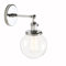 Pathson Réglable Applique Verre Boule Abat-jour Lampe Rétro Industrial Applique Murale Rétro Eclairage Chrome