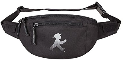 AMPELMANN Klammeräffchen - Bauchtasche mit Reflektor - Unisex Hüfttasche, 3 Fächer