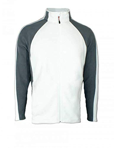 Engelbert Strauss e.s. microflece Jacke dryplexx® Micro Weiss/Schwarz/Grau (Weiss, L)
