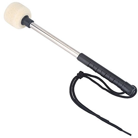 Alomejor Drum Mallet Stick Bass Drum Mallet Stick mit Wollfilzkopfseil für Percussion Instrumentelles Zubehör