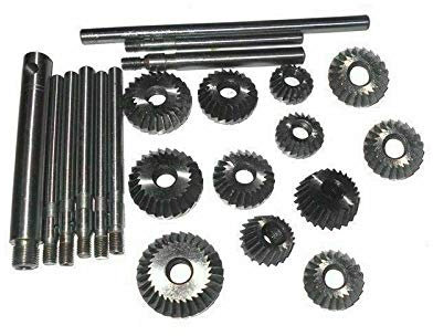 Lot de 12 outils de découpe pour siège de soupape et visage de qualité automobile