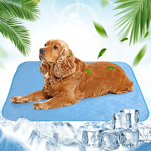NIBESSER Kühlmatte für Hunde Pet Dog Cooling Mat Selbstkühlende Matte Hunde Katzen Haustier Kühlmatte