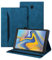 Auslbin Funda para Samsung Galaxy Tab A 10.5 Pulgadas (SM-T590/SM-T595) 2018 Protección de Esquina Carcasa de Cuero Sintético con Función de Soporte (Azul)