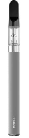 CCELL M3 Stainless Steel 350mah Battery for 510 Thread Cartridges for CBD and Thick Oils - Inhale Activated - No Nicotine (Silver)