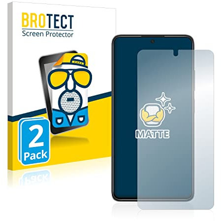 BROTECT Protector Pantalla Anti-Reflejos para Xiaomi Poco X4 Pro 5G (2 Unidades) Película Mate Anti-Huellas
