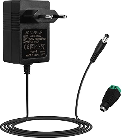 Alimentatore di Rete 24V, Alimentatore di Rete 24V, Universale, AC/DC, Trasformatore di Rete, Adattatore di Commutazione, 100-240V, 50-60HZ, per Radio, luce Notturna, Speedport, Barre