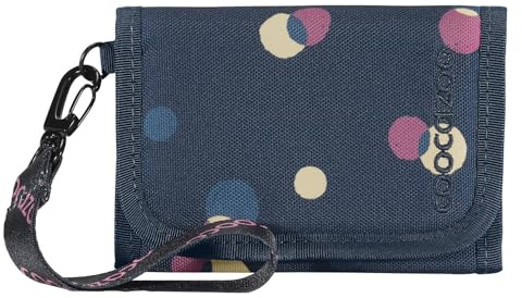coocazoo Geldbörse, „Bubble Dreams”, blau, Portemonnaie mit Sichtfenster innen & außen, Münzfach & Kartenfächern, Klettverschluss, ab der 3. Klasse