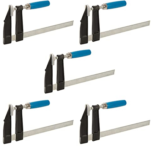 5 x Euro Schraubzwinge 300 x 120 mm Klemmzwinge Zwinge Handzwingen Spar-Set