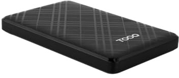 TOOQ TQE-2500B - Caja Externa para Discos de 2,5” HDD/SSD, Color Negro