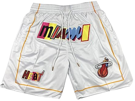 Shorts Basketball Activewear Shorts für Herren Sommer Outdoor Basketball Homme Training Fans Shorts Herren Weiß M
