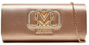 Love Moschino Damen Schultertasche, Champagner Schultertasche, Champagner