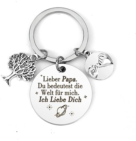 RGHSZ Schlüsselanhänger Papa,Geschenke für Papa,Vatertagsgeschenk Schlüsselanhänger,Geschenke Vatertag,Geschenke für Papa Weihnachten,Geschenke für Väter Zum Geburtstag,Beste Papa Geschenke
