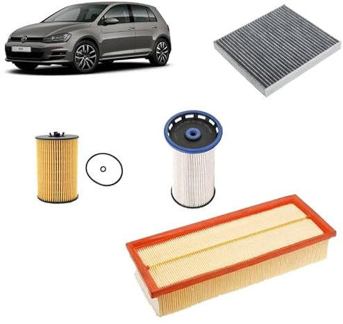 Kit tagliando 4 filtri per Volkswagen Golf 7 VII 2.0 TDI