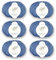 ggh Merino Deluxe - 300g Set (6x50g) - 100% Merinowolle Extrafine zum Stricken in vielen Farben - Farbe 024 - Himmelblau