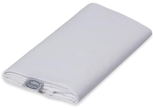 Cassera Casa - Lenzuola Sotto Con Angoli Elastici, 100% Mussola di Cotone, Prodotto in Italia, (Bianco, Matrimoniale - 180x200+28)