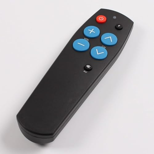 LANAFAY Universal Fernbedienung Fernseher mit Großer Taste, Lernfähige Ersatzfernbedienung, Senioren Fernbedienung TV, Einfach zu Bedienen und Einzurichten, Einfache für Senioren und Kinder