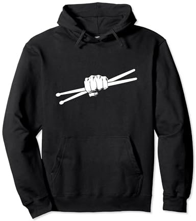 Schlagzeug Sticks für Drummer Schlagzeuger Musiker Pullover Hoodie