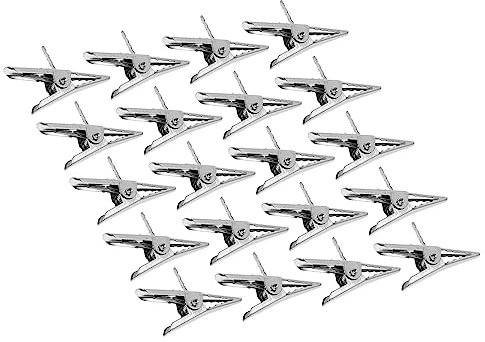 Amosfun 100 Piezas Acortar Clip De Adornos Navideños Clip De Árbol De Navidad Pinzas para Arbol De Navidad Ganchos para Colgar Adornos Navideños Clips De Adorno De Navidad Silver Planchar