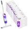 6 Pack Wet Pads Refill - Eco-Friendly Disposable Power Mop Pads for Wet Jet and Power Mop, Multi-Surface Cleaning Solution