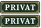 Privatschild, 2 Stück 25 cm x 8 cm Aluminium schild, Privatschild mit vorgebohrten Löchern für einfache Montage, Packung enthält. Außenschild