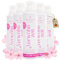 MeDusch Duschschaum Verwöhnzeit (200 ml) Kirschblüte (Sakura) mit veganem Hyaluron im praktischen Set 5er-Set (unisex), Feuchtigkeitsspendendes Aromabad für die Dusche!