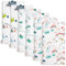 Maliton 6 Stück Baby Spucktücher für Jungen/Mädchen,aus 100% Baumwollem,weich, langlebig, luftdurchlässig und extrem saugstark (Dinosaurier),50x25cm