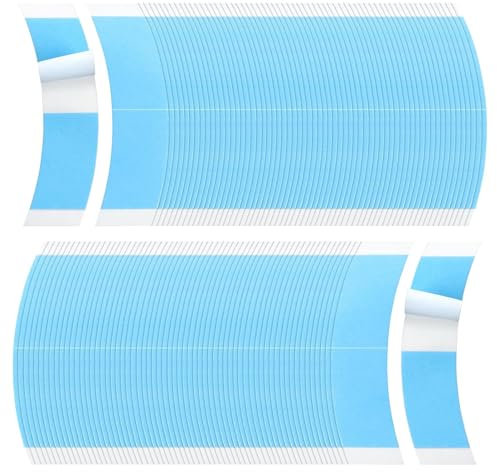 70 Stück Wig Glue Tape,Doppelseitiges Klebeband für Perücken,Klebestreifen Toupet Unsichtbar Wasserdicht