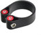 Collier de tige de selle de vélo, accessoires de tube de selle en fibre de carbone, collier de serrage à dégagement rapide, 27,2 mm, 30,8 mm, 31,6 mm, pour VTT, vélos de route (31,8 mm, noir)