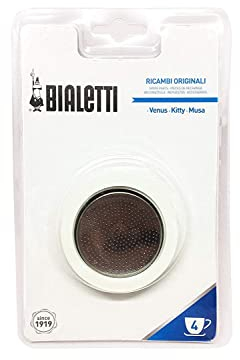 Bialetti - Kit of 3 seals and 1 filter with 4 cups