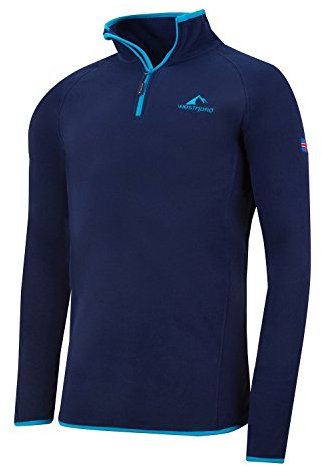 Westfjord Men's Hekla Half Zip S, Dark Navy