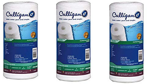 Culligan CW5-BBS Whole House Lot de 3 cartouches de filtre à eau de qualité supérieure 16 000 gallons
