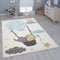 Paco Home Kinderteppich Teppich Kinderzimmer Mädchen Jungs Verschiedene Motive Und Größen, Grösse:160x220 cm, Farbe:Creme