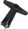 FINAO AUTOPARTS® - Radkappe Diebstahlsicherung für Renault und Opel, Schwarz, Chrom, Kunststoff, Speichen-Clip, F87, S
