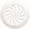 KOTARBAU® Rejilla de Ventilación 100 mm Regulable con Cierre Redonda con Mosquitera, Blanca